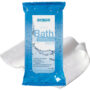 Sage Essential Bath Rinse-Free Wipes – Pre-Moistened, CHG Compatible, 8-Pack for Full Body Bath
