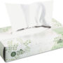 Envision Soft Facial Tissue, Flat Box, 100 Count – Affordable Bulk Option for High-Traffic Areas