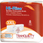 Tranquility Hi-Rise Bariatric Adult Briefs with Tabs – Maximum Absorbency, 64"-96" Waist – 1 Each