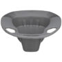 McKesson Stackable Bedpan – 250 lb Weight Capacity, Graduated in mL & oz, Fits Over Toilet, Non-Stick Surface, Space-Saving Stackable Design
