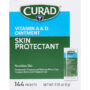 Curad Vitamin A & D Skin Protectant Ointment – Moisturizing Relief for Dry, Irritated Skin, Cuts, and Burns