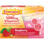 Emergen-C Vitamin C Daily Immune Support Fizzy Drink Mix, Raspberry Flavor | 1000mg Vitamin C, Antioxidants, Electrolytes & B Vitamins | Caffeine-Free | 30 Packets