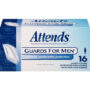 Attends Incontinence Guards for Men – Light to Moderate Absorbency Male Bladder Control Pads